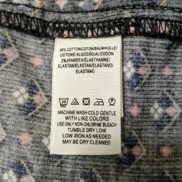 We The Free Joanie Print Corduroy Mini Skirt, Color Black/Multicolor Sz Multiple - Picture 9 of 10